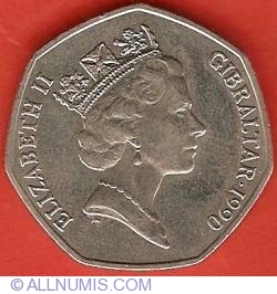Image #1 of 50 Pence 1990 AA
