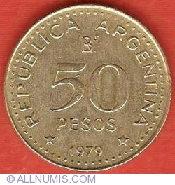 Image #1 of 50 Pesos 1979 - Conquest of Patagonia Centennial