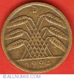 Image #2 of 50 Rentenpfennig 1924 D