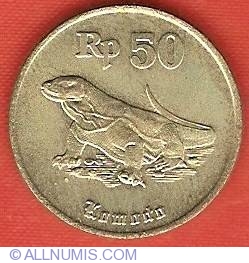 Image #2 of 50 Rupiah 1993