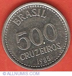 Image #1 of 500 Cruzeiros 1985
