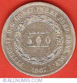 Image #2 of 500 Reis 1867