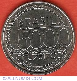 Image #1 of 5000 Cruzeiros 1992 - Tiradentes
