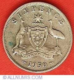 Image #1 of 6 Pence 1950