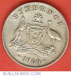 Image #1 of 6 Pence 1960