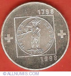 20 Francs 1998 - 200th Anniversary of Helvetian Republic