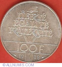 Image #1 of 100 Francs 1988