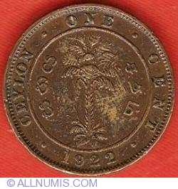 Image #2 of 1 Cent 1922