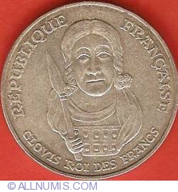 Image #2 of 100 Francs 1996 - Clovis