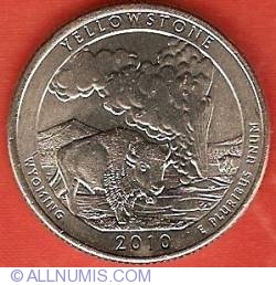 Image #2 of Quarter Dollar 2010 P - Yellowstone
