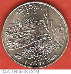 Image #2 of State Quarter 2008 P - Arizona