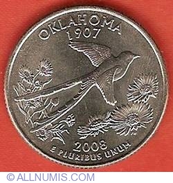 Image #2 of State Quarter 2008 D - Oklahoma