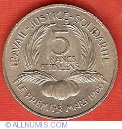 5 Francs 1962