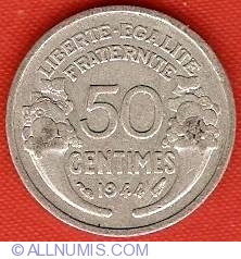Image #2 of 50 Centimes 1944