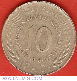 10 Dinara 1976 - F.A.O.