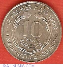 10 Franci 1962