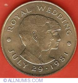 Image #2 of 2 Pounds 1981 - Royal Wedding