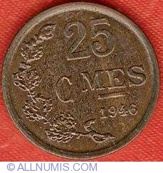25 Centime 1946