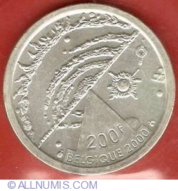 Image #2 of 200 Francs 2000 (Belgique) The Universe