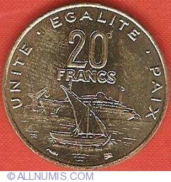 Image #1 of 20 Francs 1999