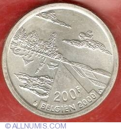 Image #2 of 200 Francs 2000 (Belgien) The Nature