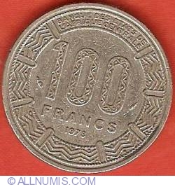 Image #2 of 100 Francs 1978 - Central African Empire