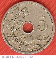 Image #2 of 5 Centimes 1906 Belgique
