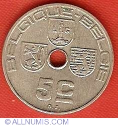Image #1 of 5 Centimes 1938 (Belgique-Belgie)