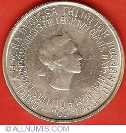 Image #1 of 250 Francs 1963 - 1000 de ani de atestare a orasului Luxembourg