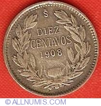 Image #2 of 10 Centavos 1908