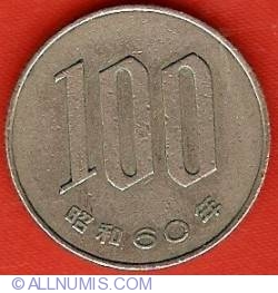 Image #2 of 100 Yen 1985 (Anul 60)