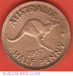1/2 Penny 1953