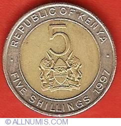 Image #2 of 5 Shillings 1997