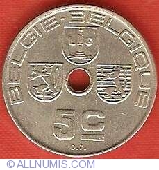 5 Centimes 1939 Dutch