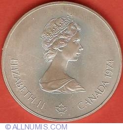 Image #1 of 5 Dolari 1974 - Jocurile Olimpice de la Montreal