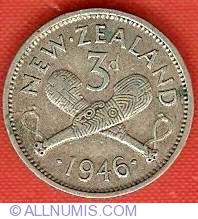Image #2 of 3 Pence 1946