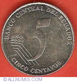 Image #2 of 5 Centavos 2000