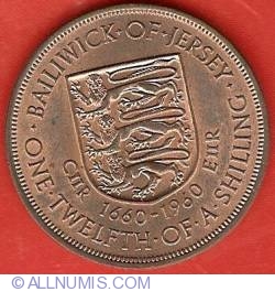 1/12 Shilling 1960 - 300th Anniversary of Accession of Charles II