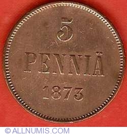 Image #2 of 5 Penniä 1873
