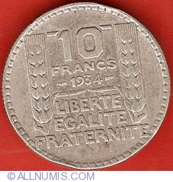Image #2 of 10 Francs 1934