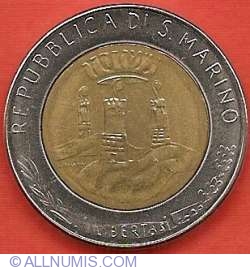 Image #1 of 500 Lire 1982 R - Social Conquests