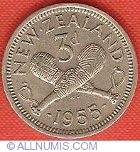 3 Pence 1955