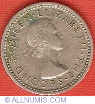 Image #1 of 3 Pence 1955
