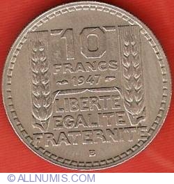 Image #2 of 10 Francs 1947B