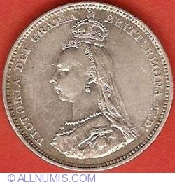 Image #2 of Shilling 1887