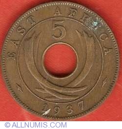 Image #2 of 5 Cents 1937 KN