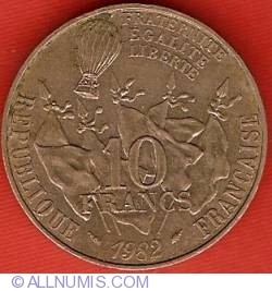 Image #2 of 10 Francs 1982 - Leon Gambetta