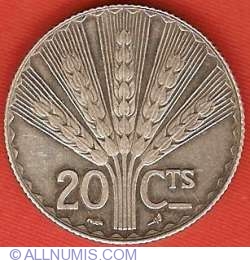 20 Centesimos 1930 - Constitutional Centennial