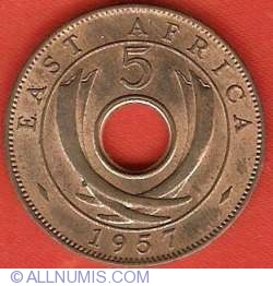 Image #2 of 5 Cents 1957 H