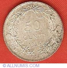 50 Centimes 1914 French